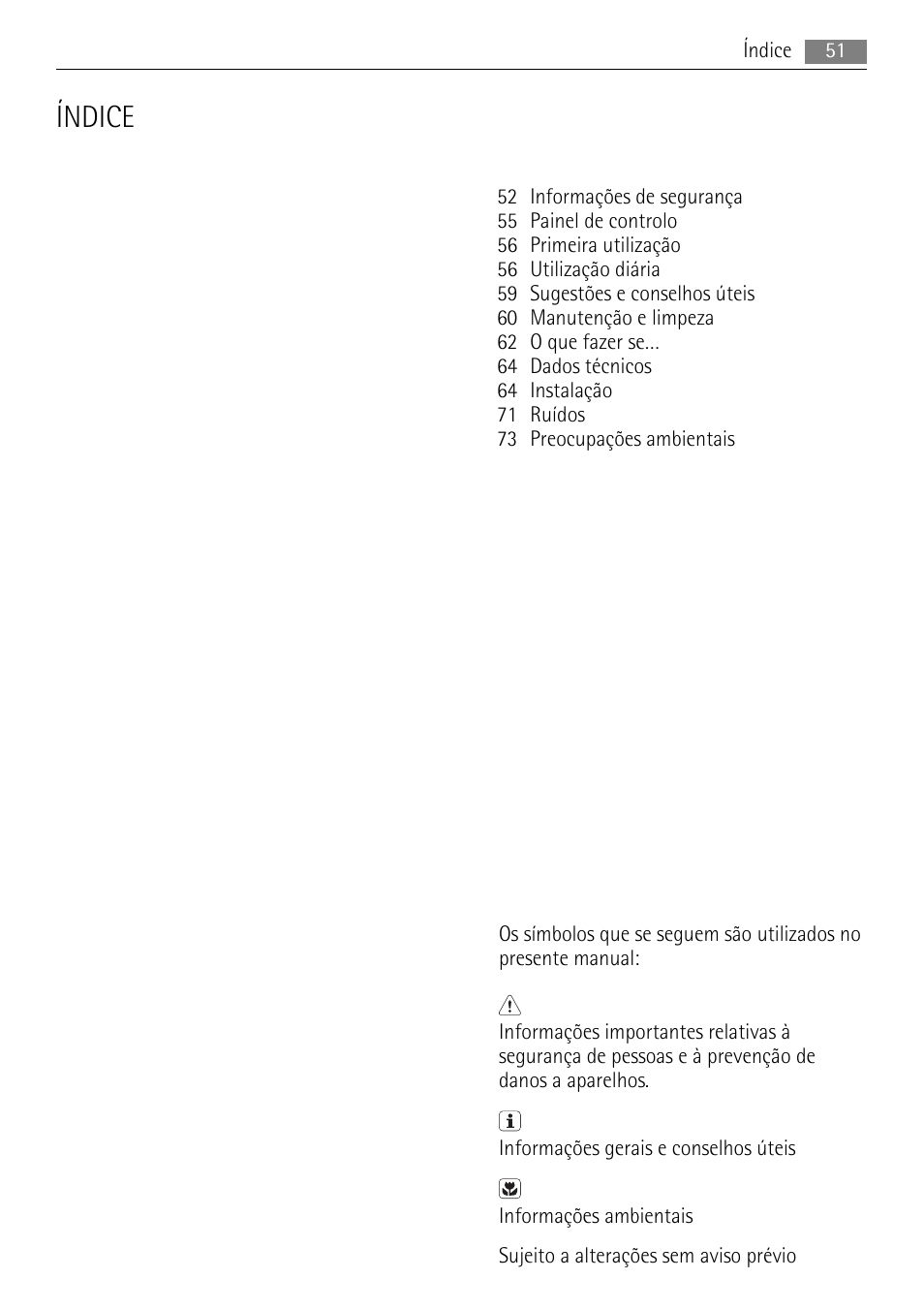 Índice | AEG SCS81800F0 User Manual | Page 51 / 100