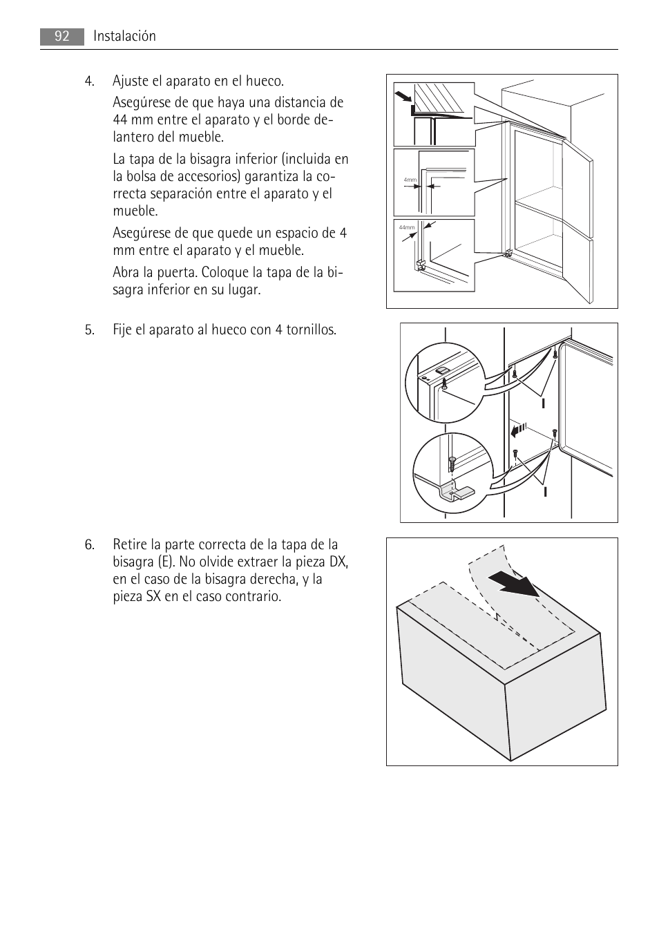 AEG SCS81800F0 User Manual | Page 92 / 100