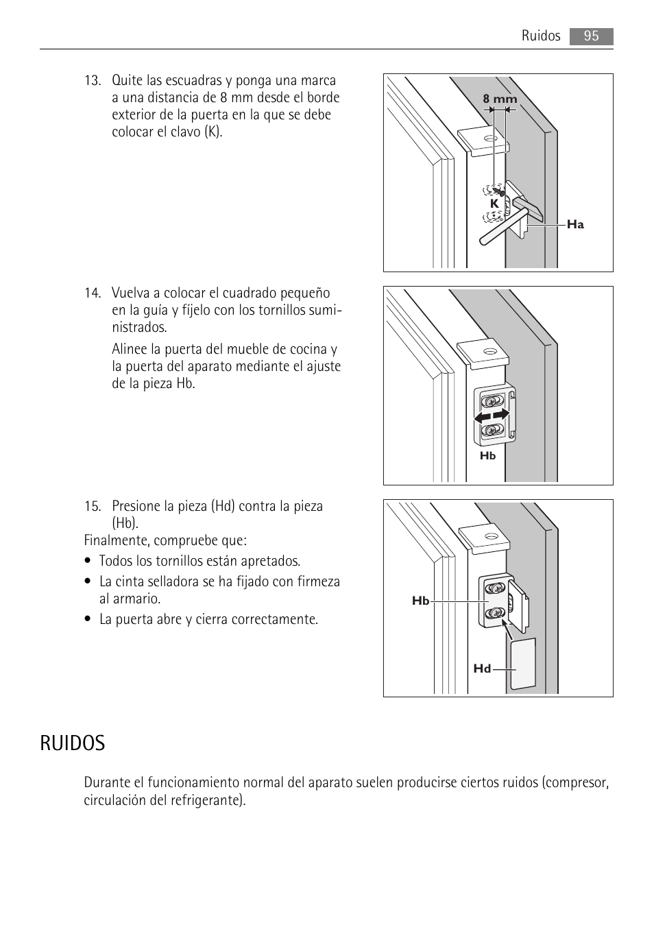 Ruidos | AEG SCS81800F0 User Manual | Page 95 / 100