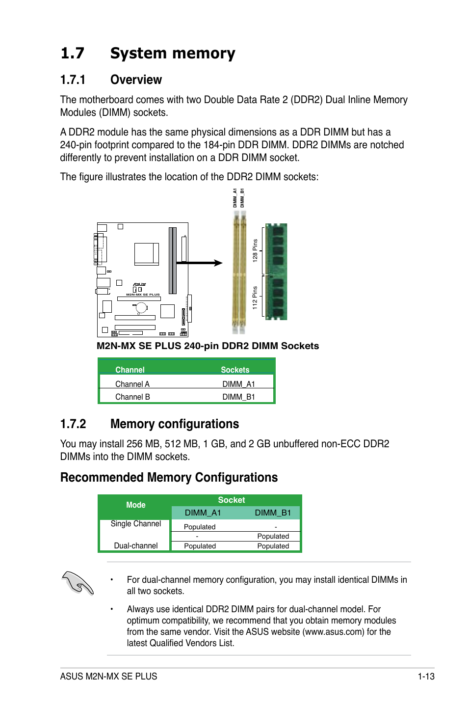 1 overview | Asus M2N-MX SE PLUS User Manual | Page 25 / 90