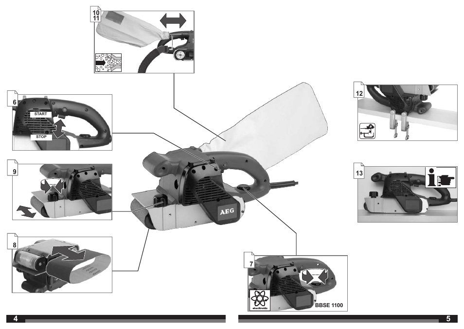 AEG BBSE 1100 User Manual | Page 3 / 36