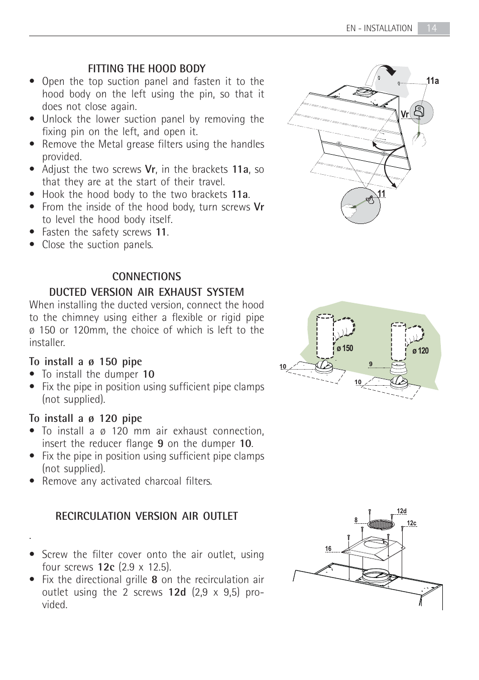 AEG X69453MD02 User Manual | Page 14 / 60