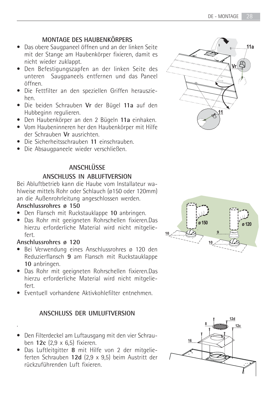 AEG X69453MD02 User Manual | Page 28 / 60