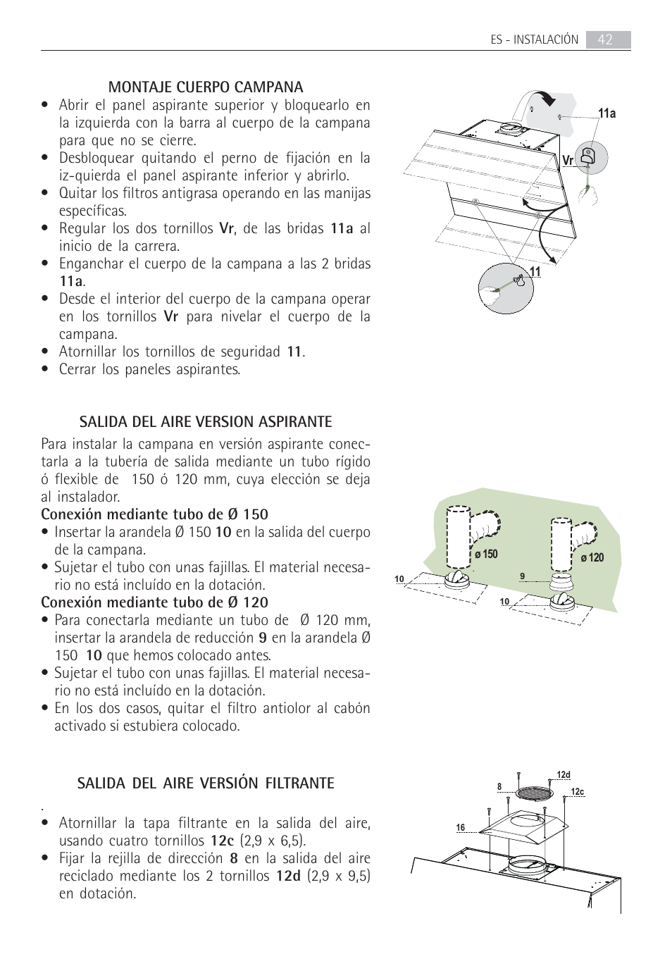 AEG X69453MD02 User Manual | Page 42 / 60