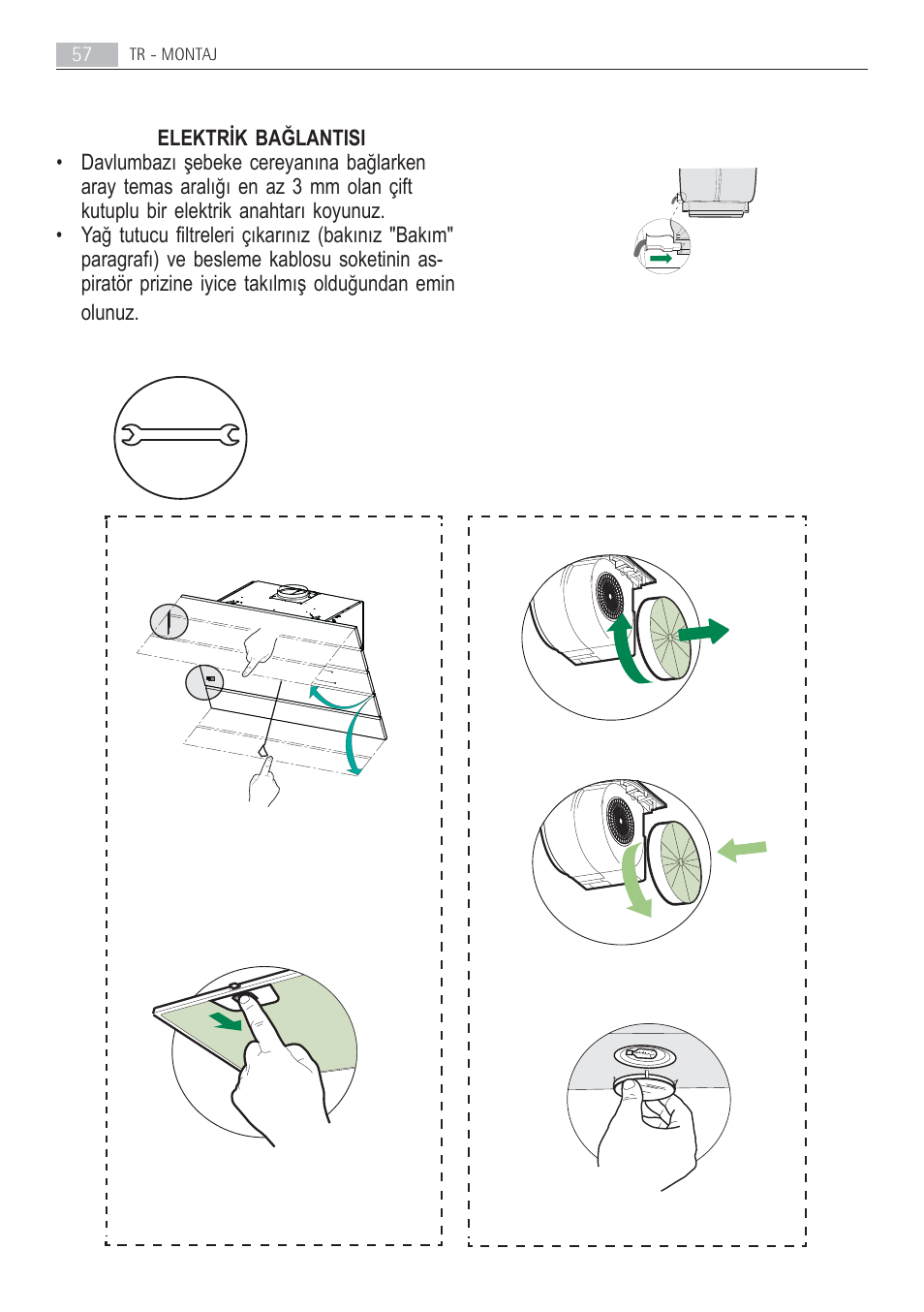 AEG X69453MD02 User Manual | Page 57 / 60