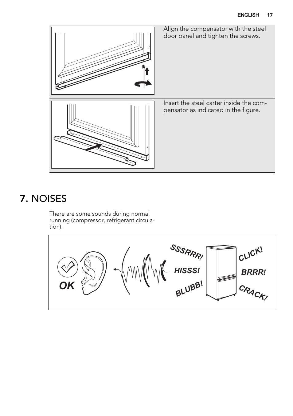 Noises | AEG SWD81800G1 User Manual | Page 17 / 76