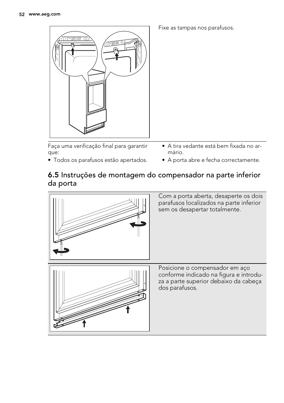 AEG SWD81800G1 User Manual | Page 52 / 76