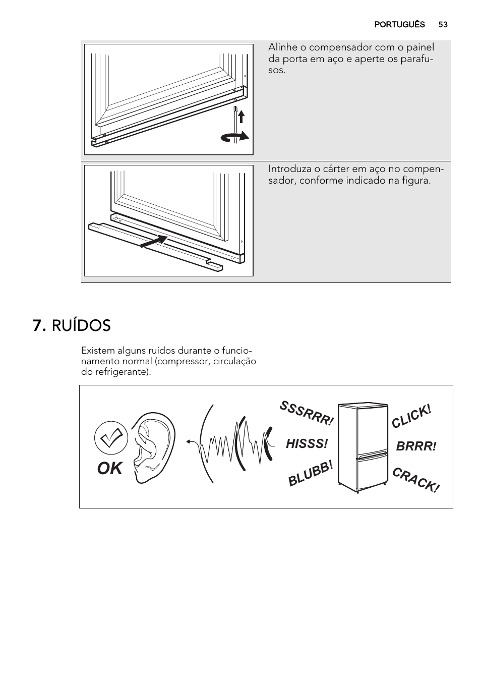 Ruídos | AEG SWD81800G1 User Manual | Page 53 / 76