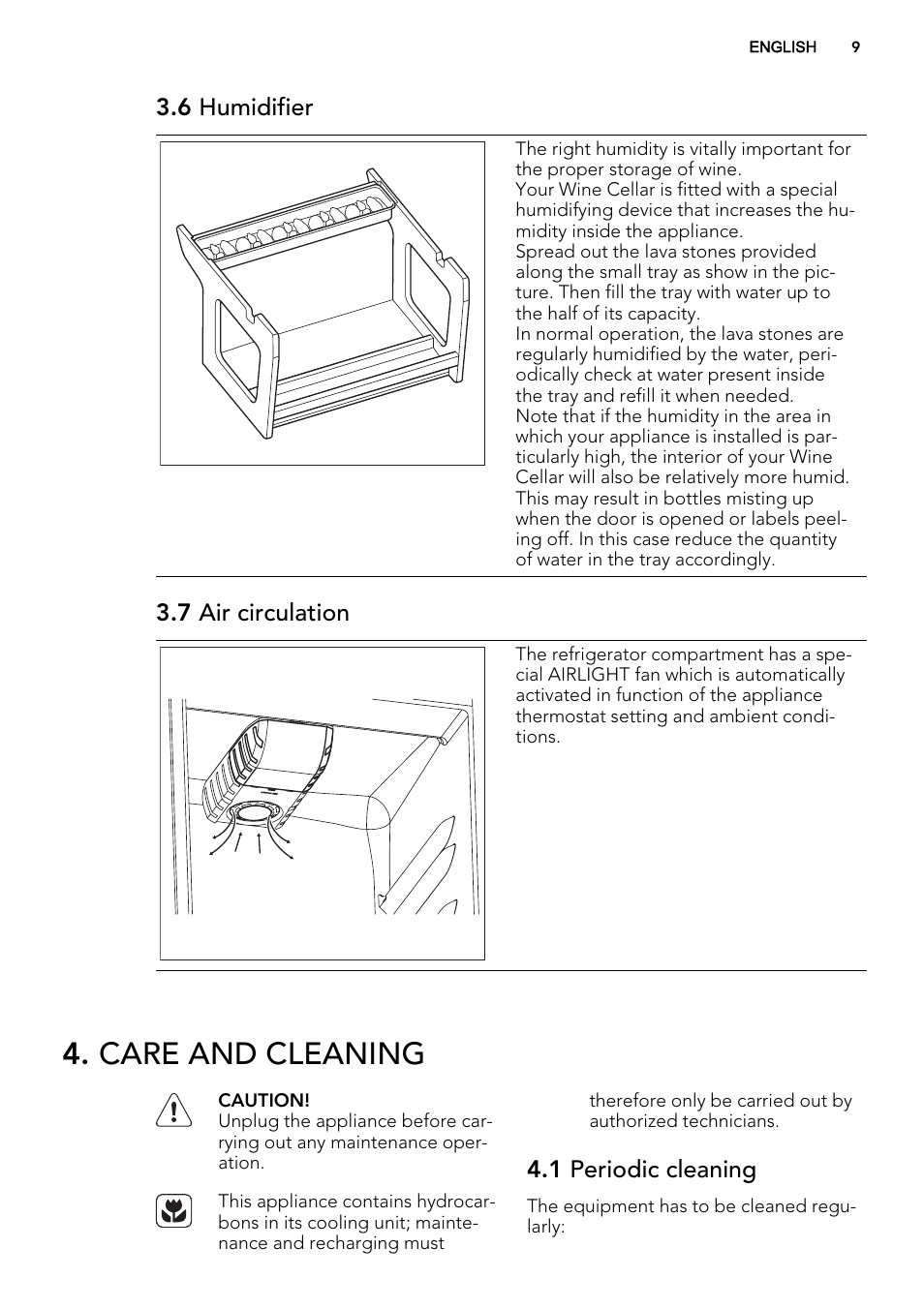 Care and cleaning | AEG SWD81800G1 User Manual | Page 9 / 76