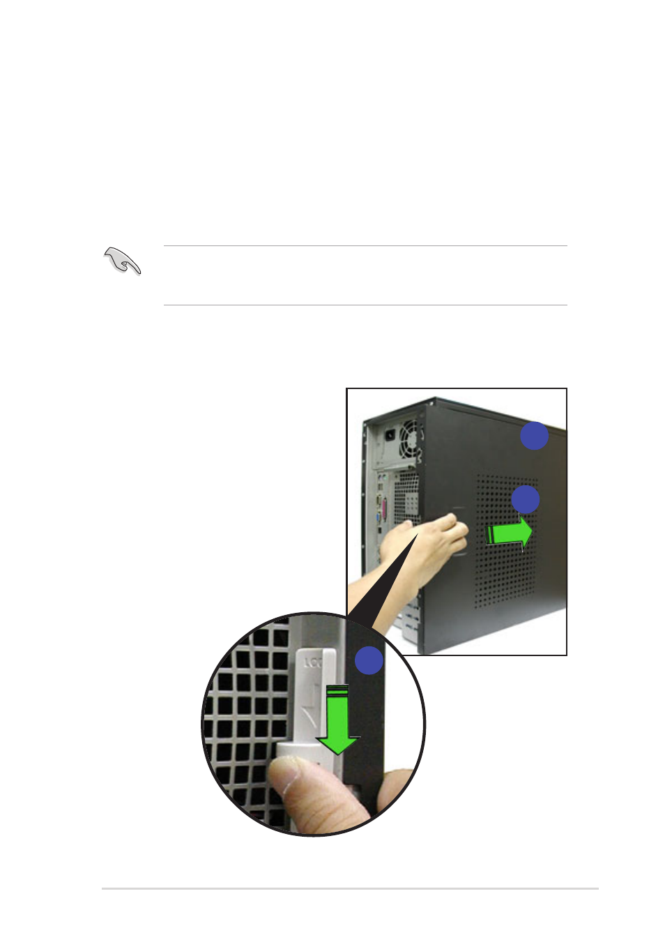 2 installing the side cover | Asus AP130-E1 User Manual | Page 19 / 66