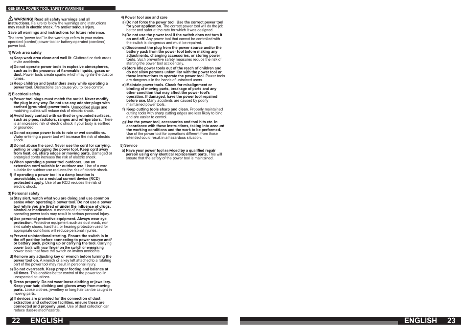 English | AEG PM 10 E User Manual | Page 12 / 15