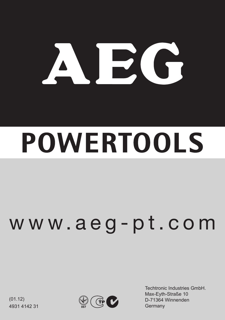 W w w . a e g - p t . c o m | AEG PM 10 E User Manual | Page 15 / 15