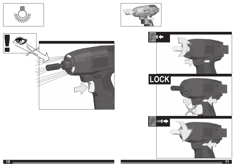 Lock | AEG BSS 12C User Manual | Page 6 / 35