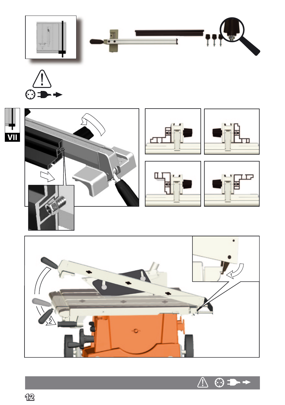 12 vii | AEG TS 250 K User Manual | Page 15 / 79