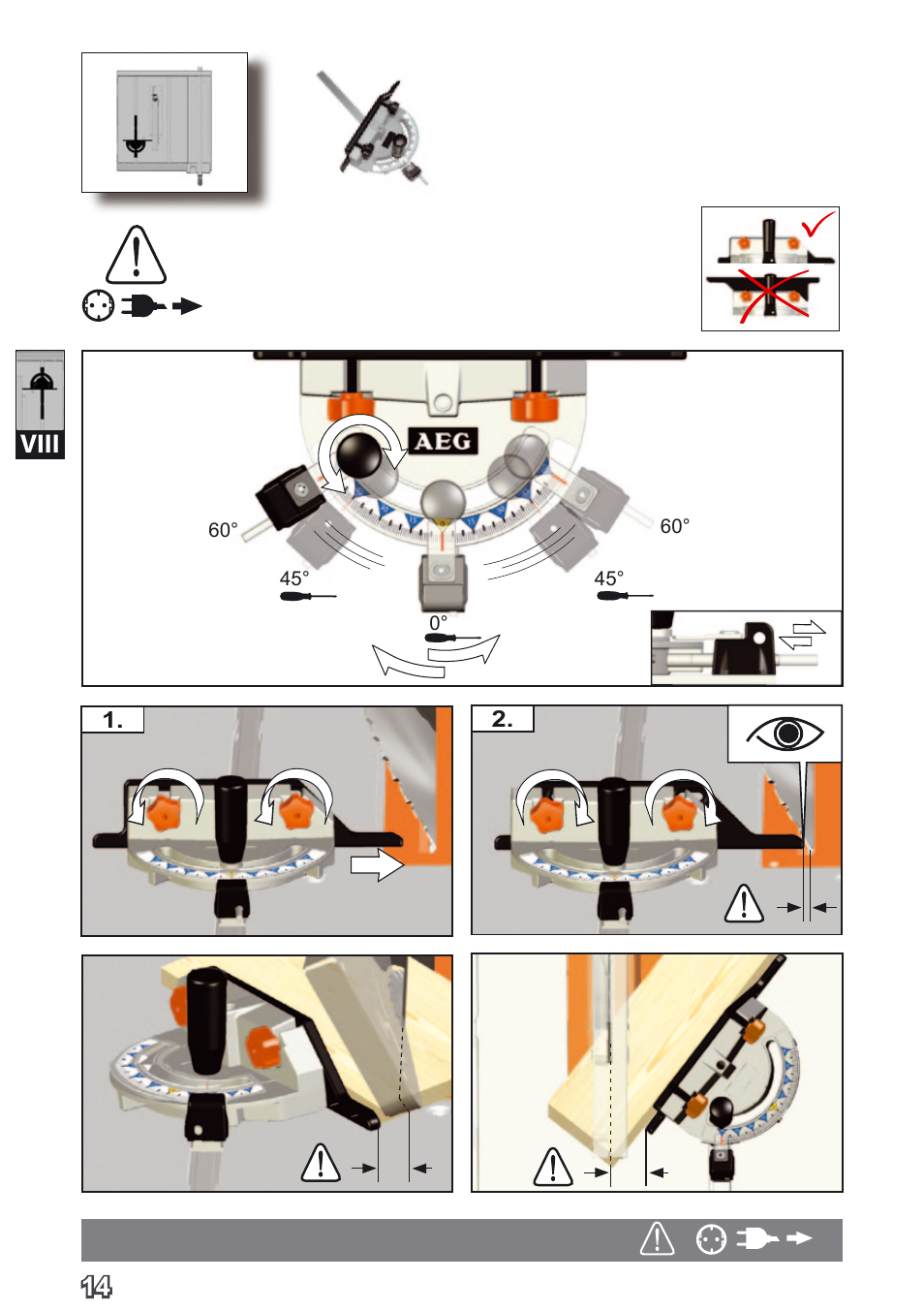 14 viii | AEG TS 250 K User Manual | Page 17 / 79