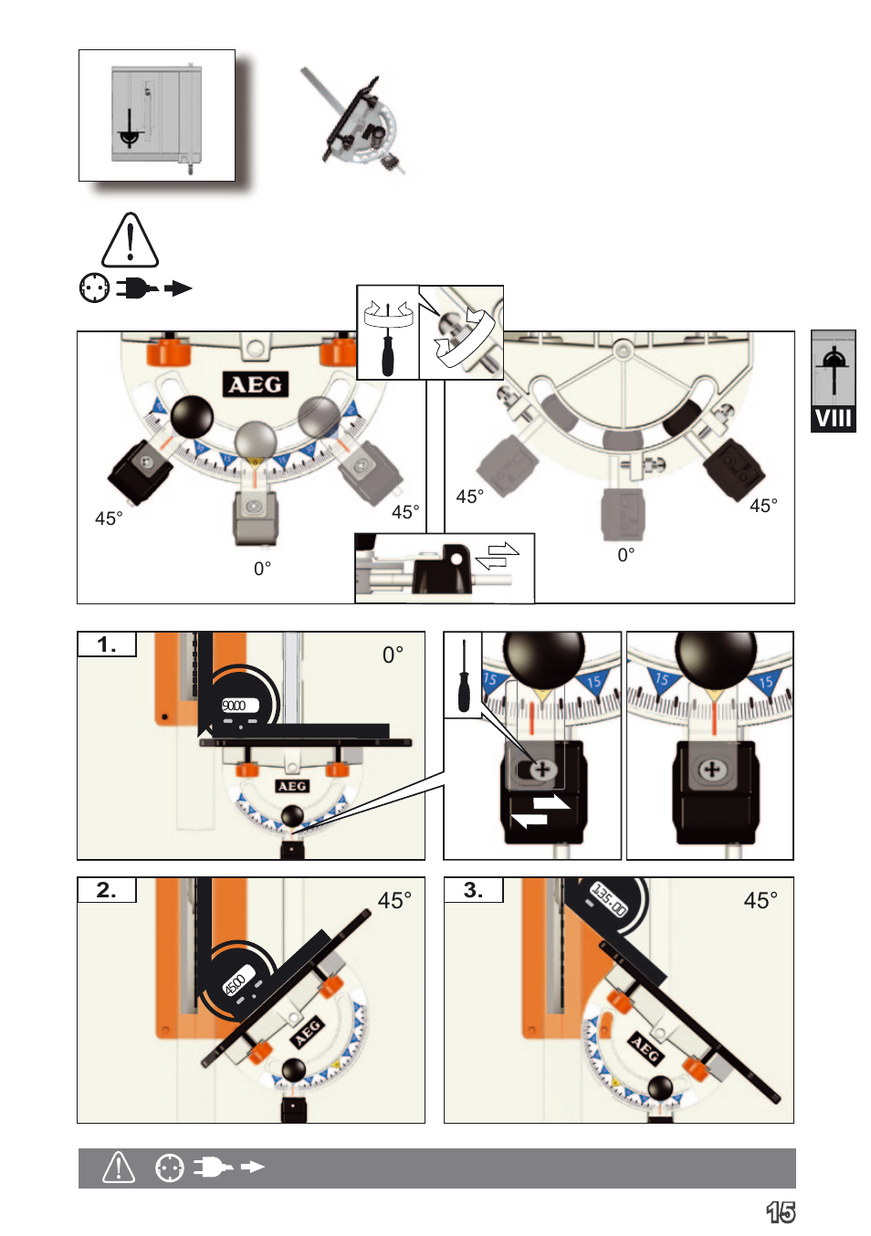15 viii | AEG TS 250 K User Manual | Page 18 / 79