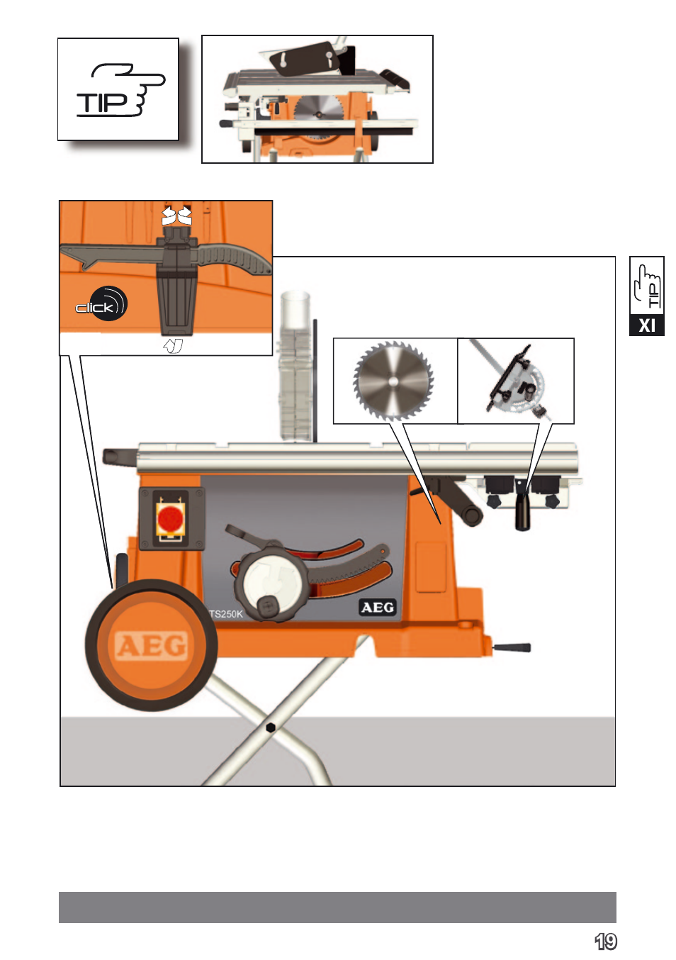 AEG TS 250 K User Manual | Page 22 / 79