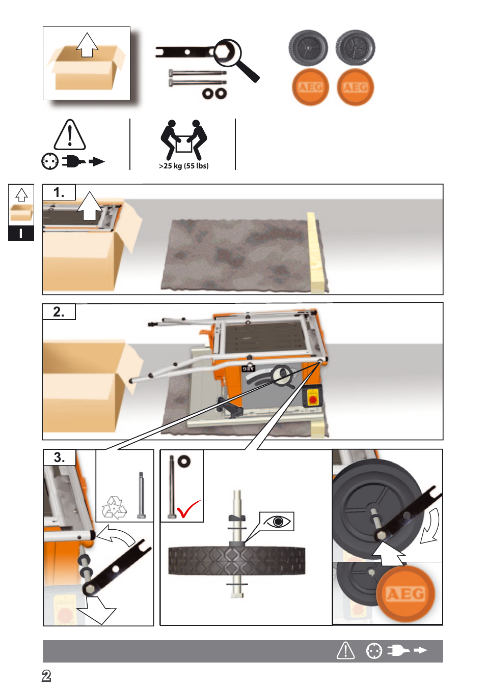 AEG TS 250 K User Manual | Page 5 / 79