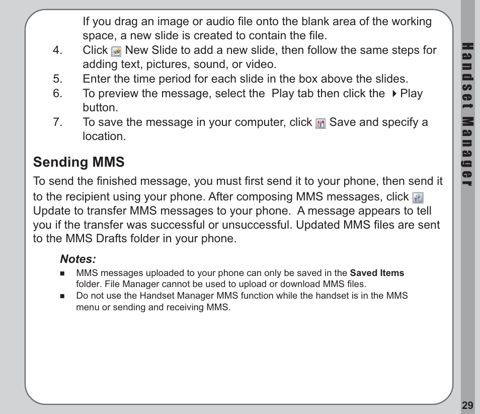 Sending mms | Asus V66 User Manual | Page 33 / 50