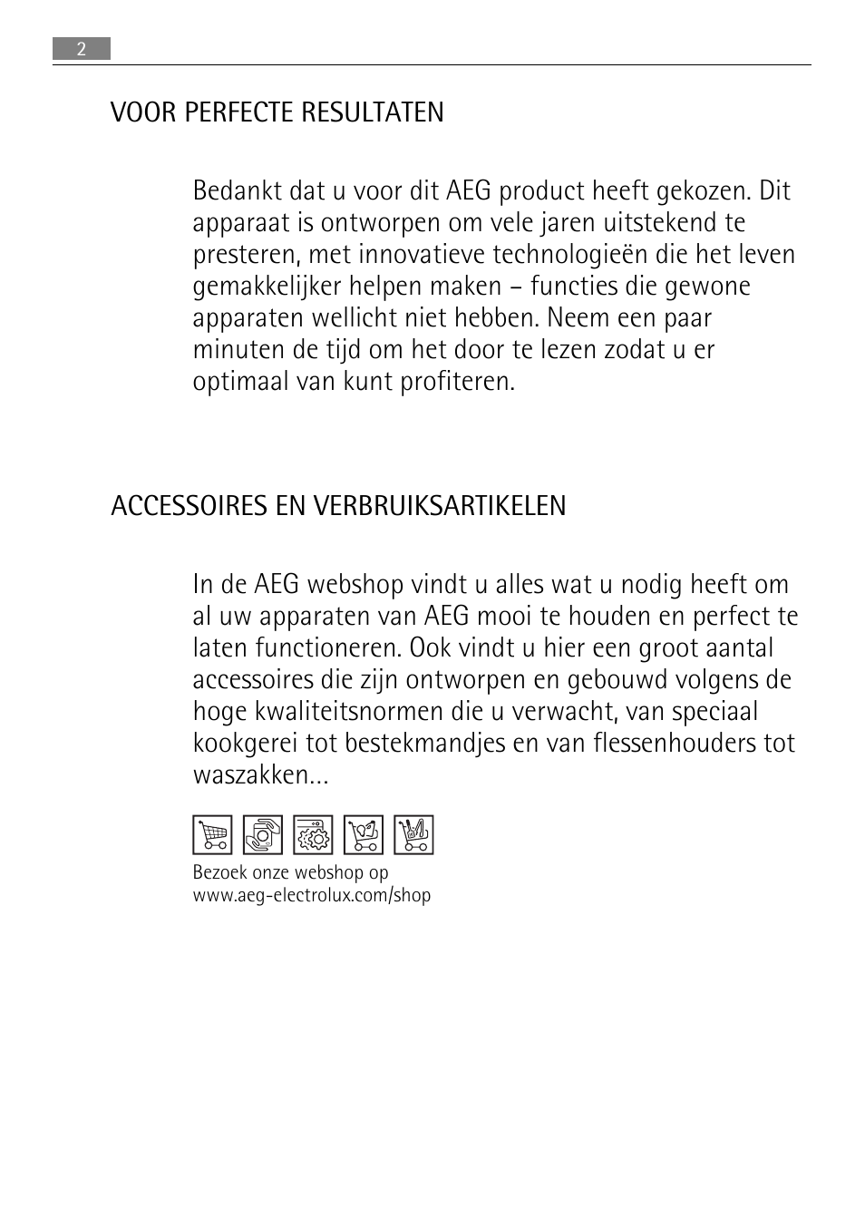 AEG AGN81800F0 User Manual | Page 2 / 96