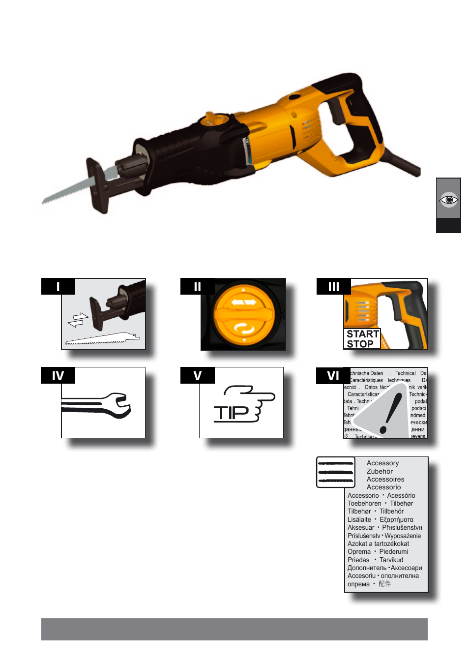 Iii i ii iv | AEG US 900 XE User Manual | Page 3 / 64