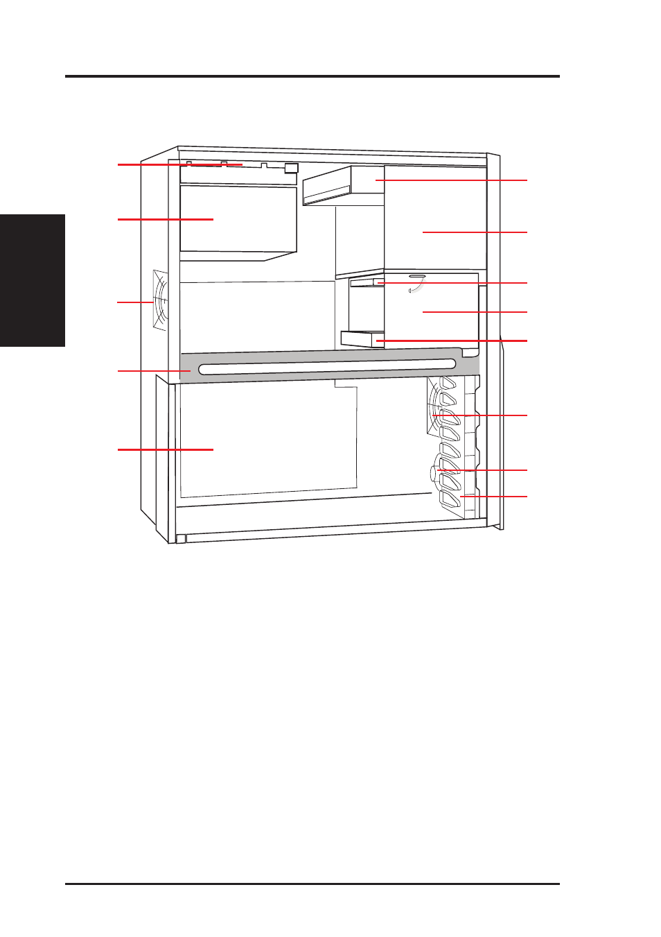 Ii. components, Side view | Asus Dual Pentium III Group Server AP200 User Manual | Page 14 / 32