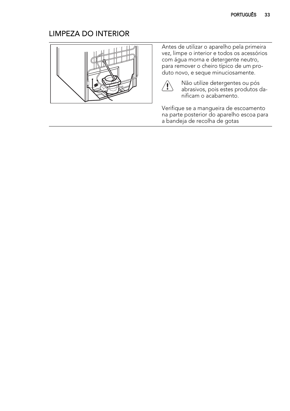 Limpeza do interior | AEG S74010KDX0 User Manual | Page 33 / 72