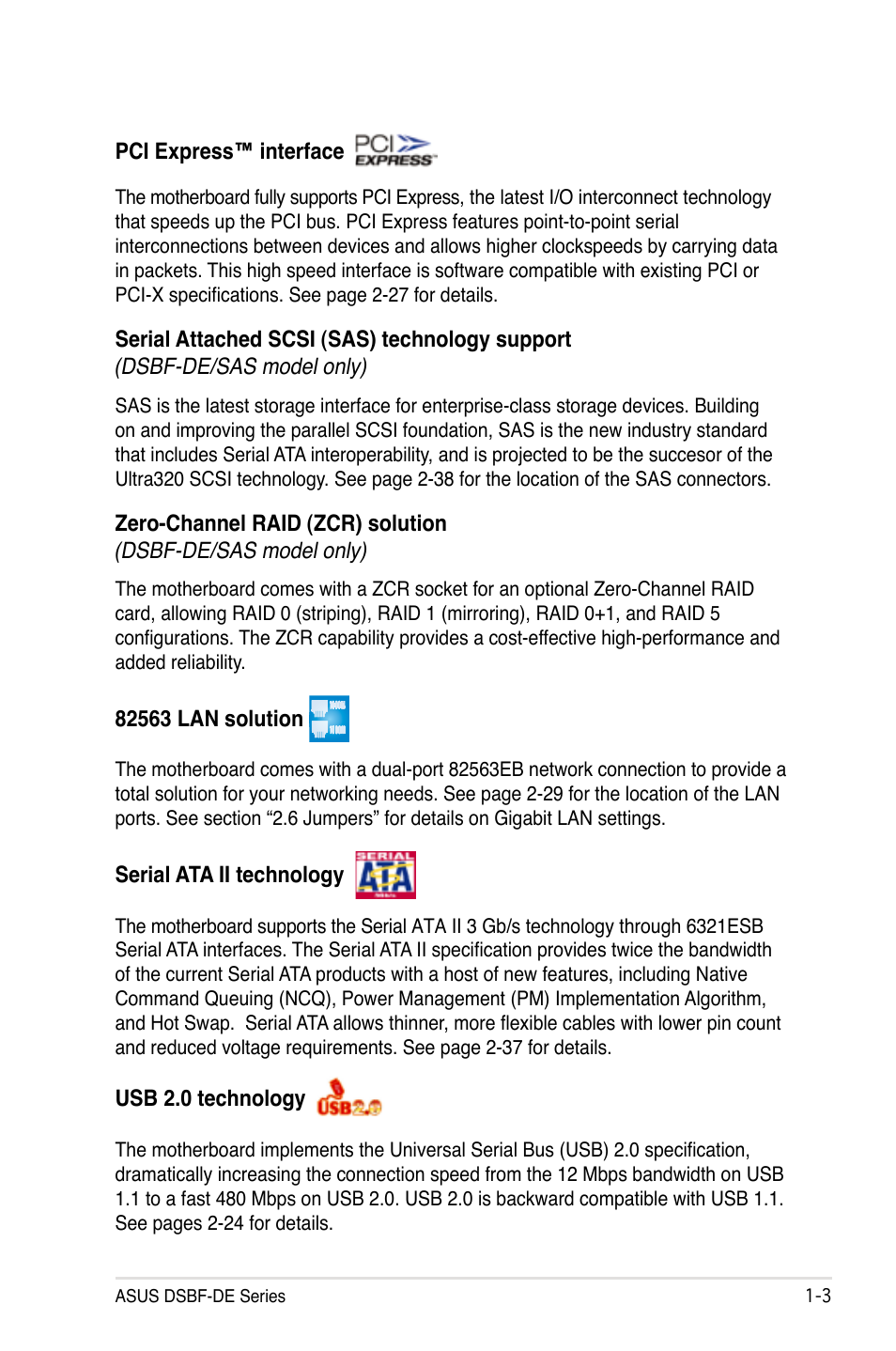 Asus Motherboard DSBF-DE/SAS User Manual | Page 17 / 206