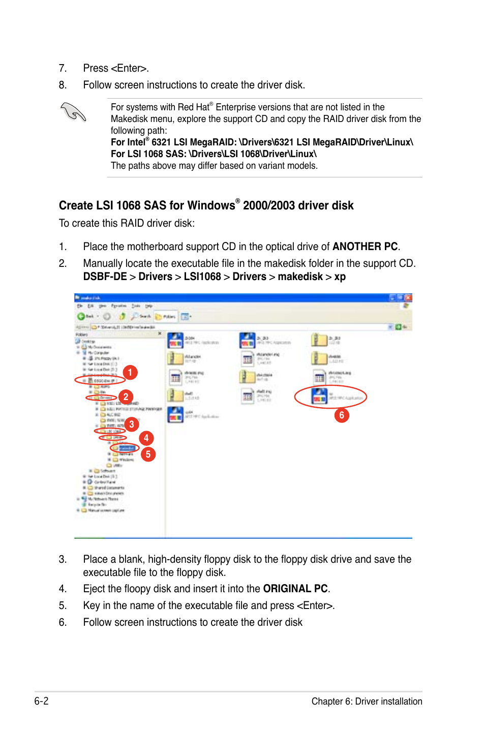 Create lsi 1068 sas for windows | Asus Motherboard DSBF-DE/SAS User Manual | Page 176 / 206