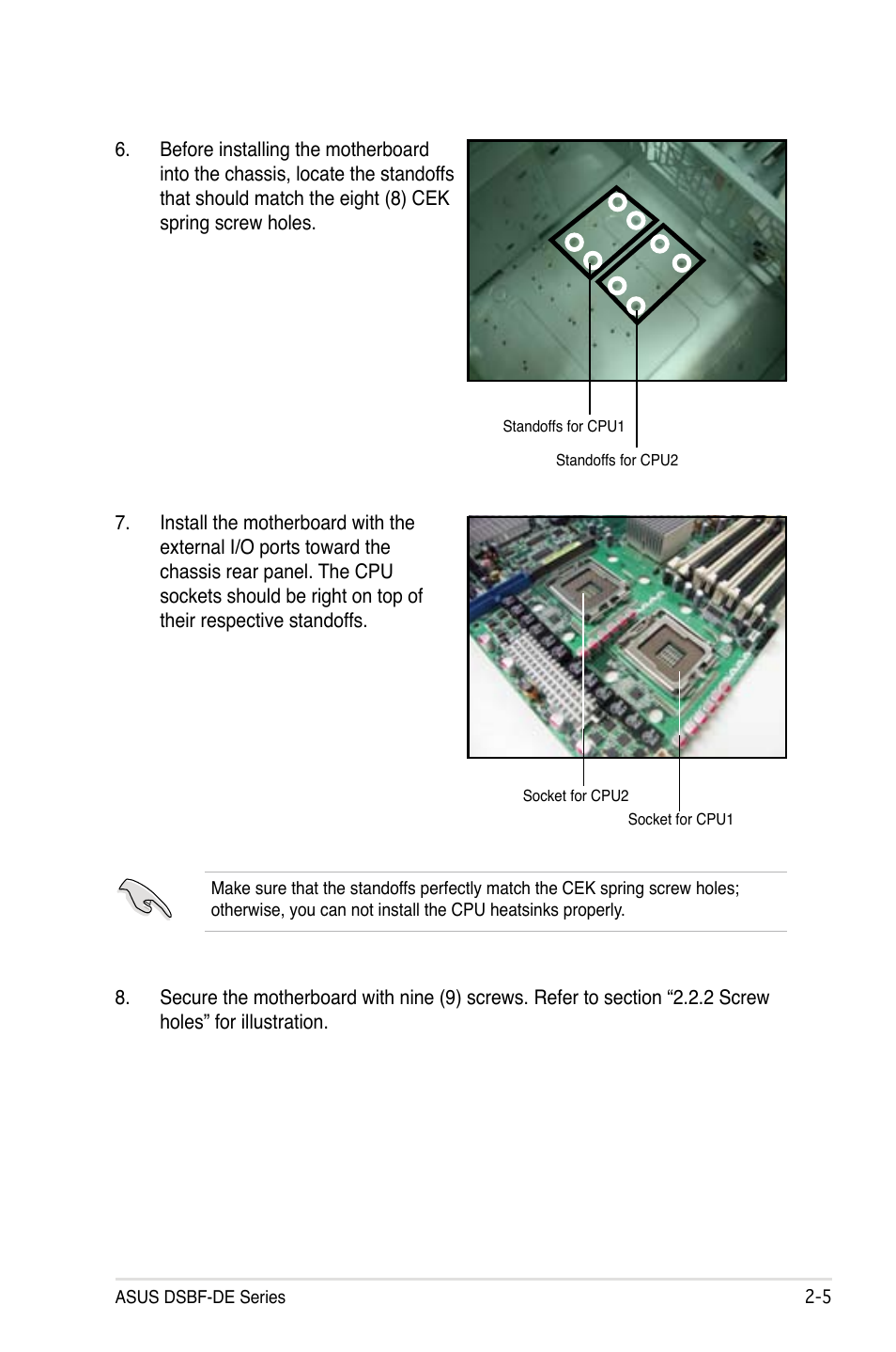 Asus Motherboard DSBF-DE/SAS User Manual | Page 25 / 206