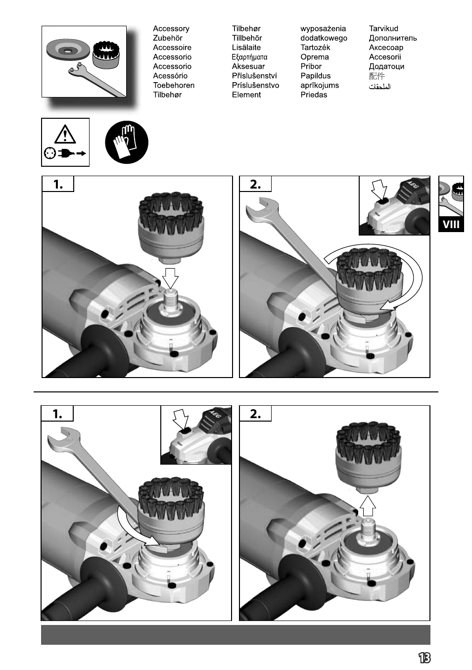 AEG WS 24-230 User Manual | Page 15 / 154