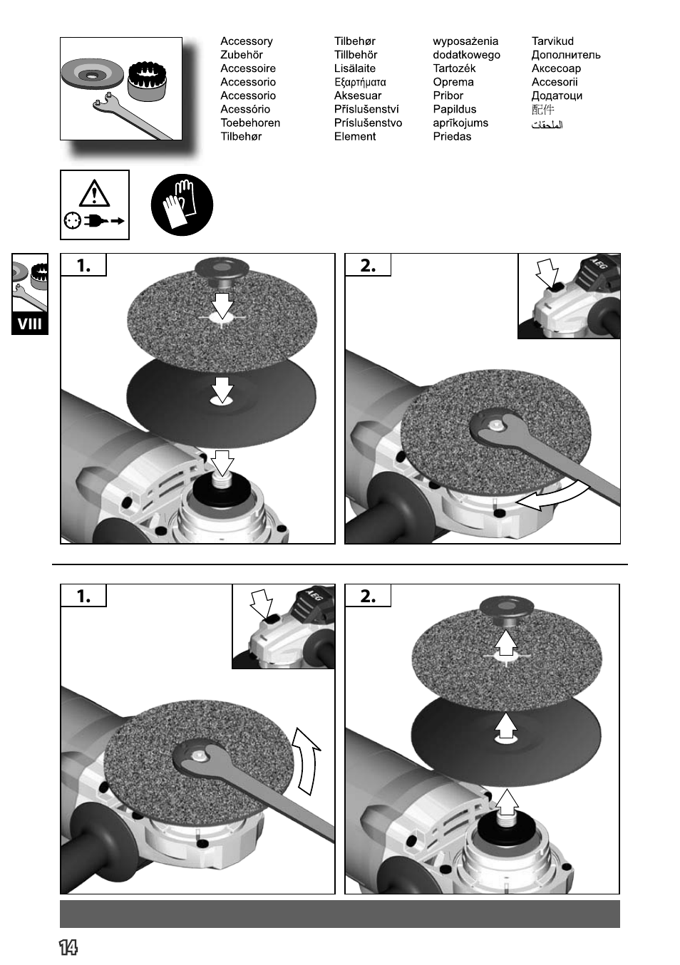 AEG WS 24-230 User Manual | Page 16 / 154