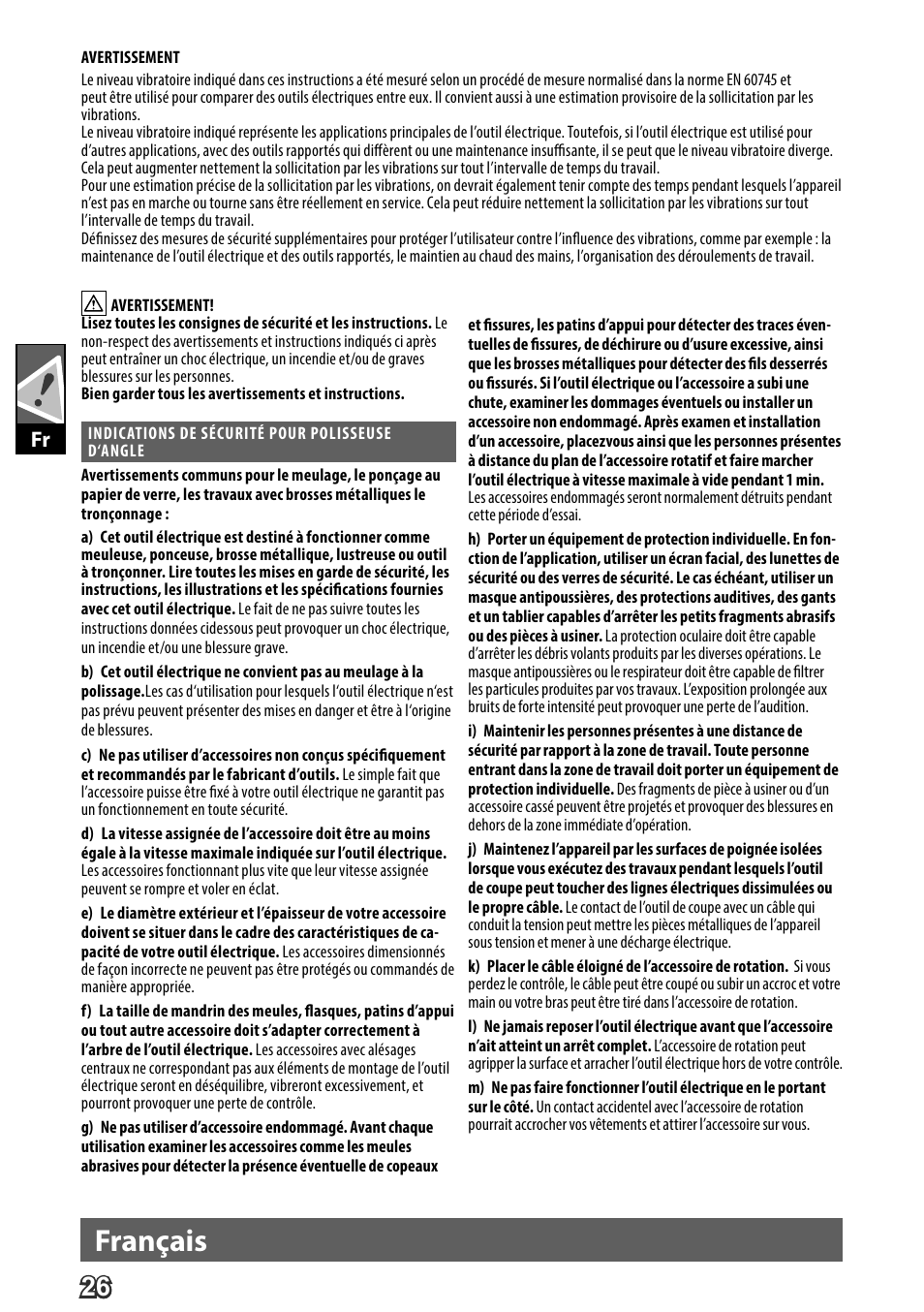 Deutsch, Français | AEG WS 24-230 User Manual | Page 28 / 154