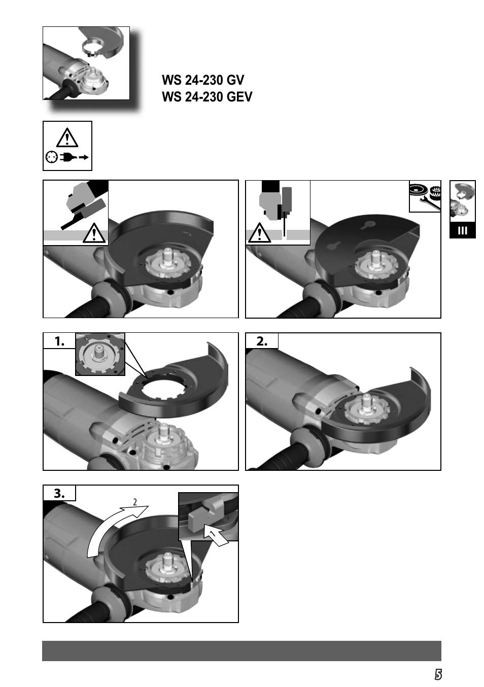 AEG WS 24-230 User Manual | Page 7 / 154