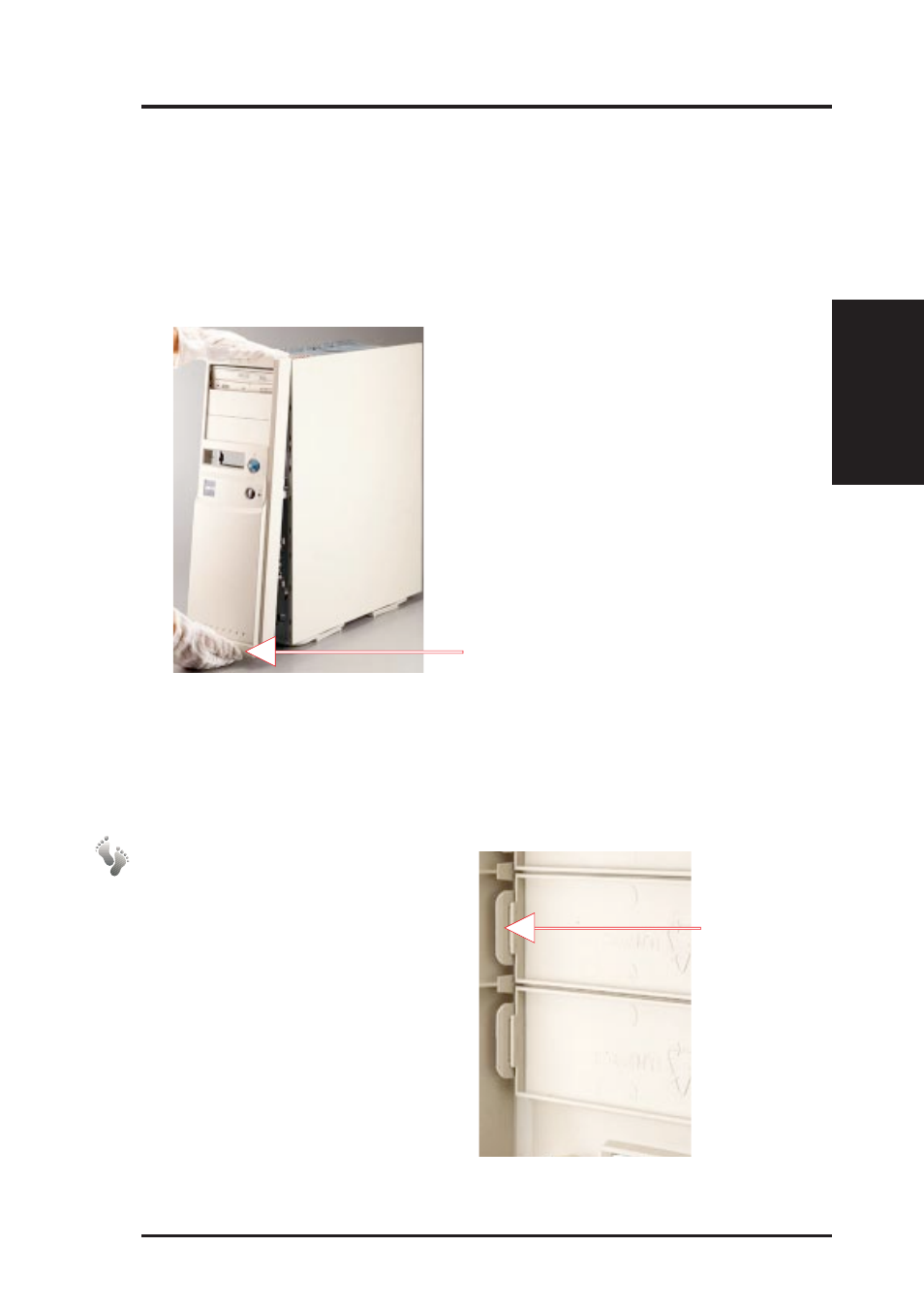 Ii. system components, Front panel, Device bay covers | Asus AP100 User Manual | Page 17 / 32