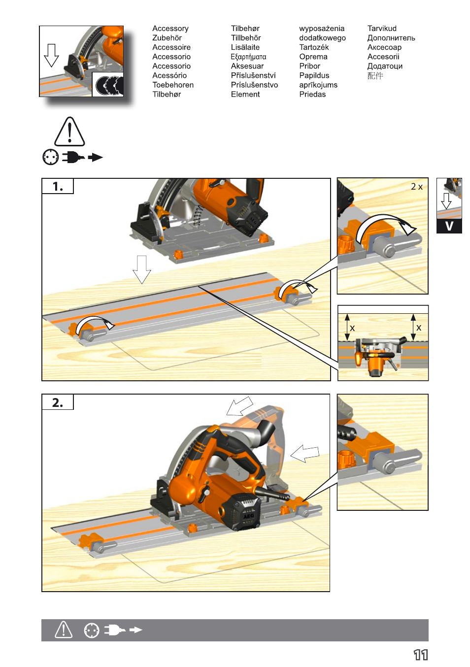 AEG TS 55 E User Manual | Page 14 / 99