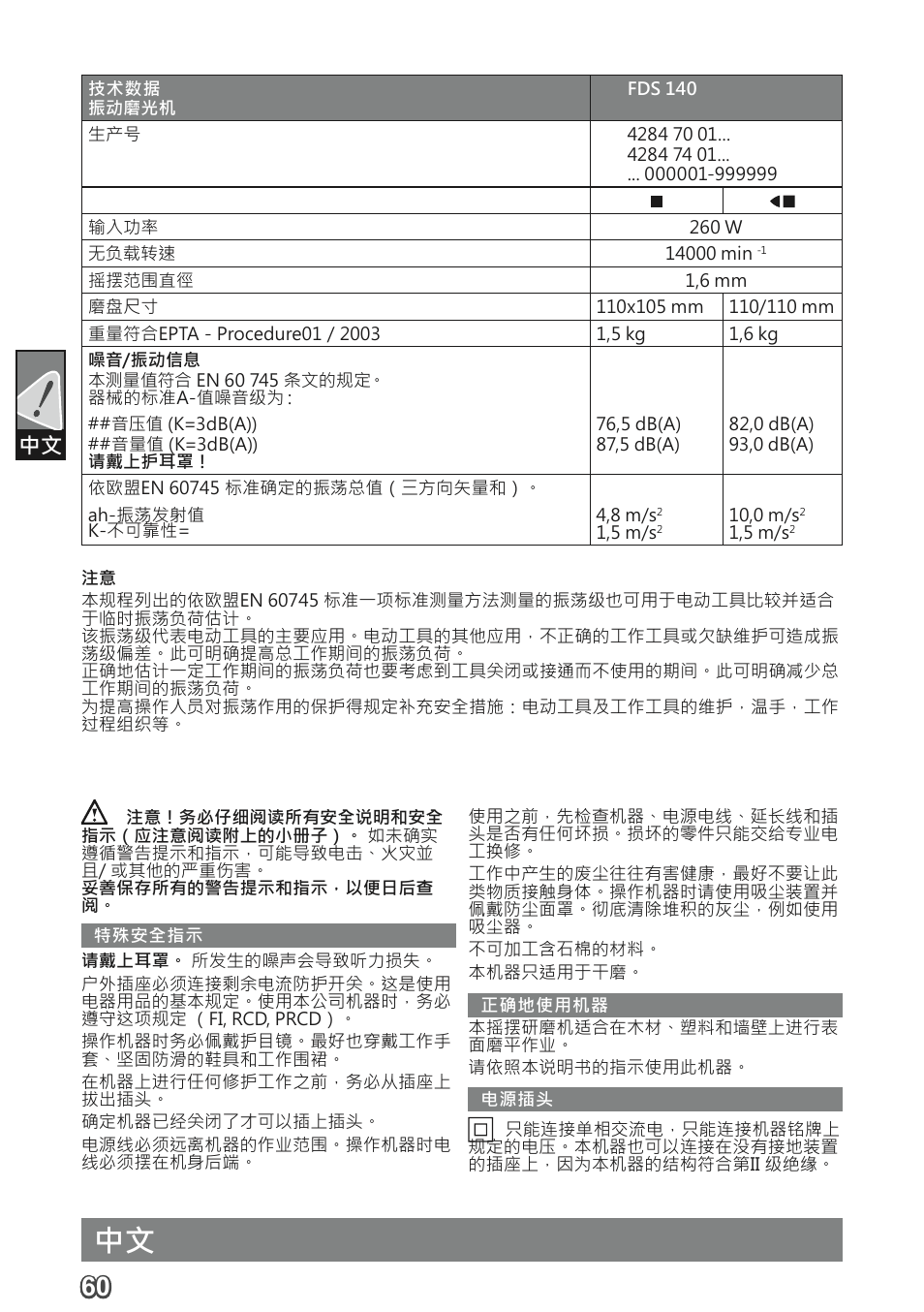 AEG FDS 140 User Manual | Page 63 / 65