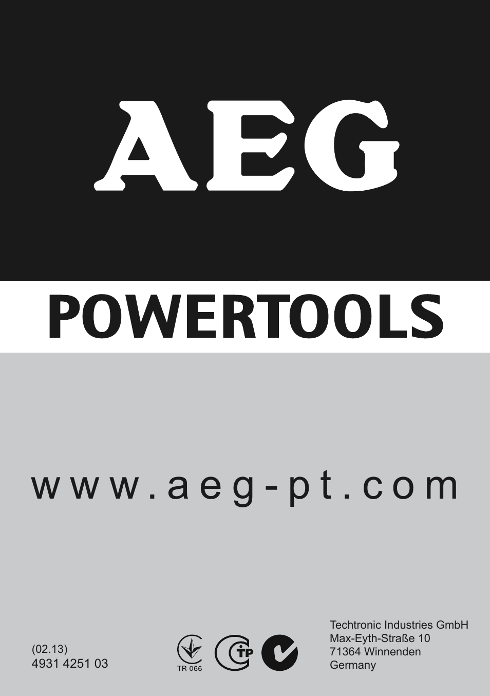 W w w . a e g - p t . c o m | AEG FDS 140 User Manual | Page 65 / 65