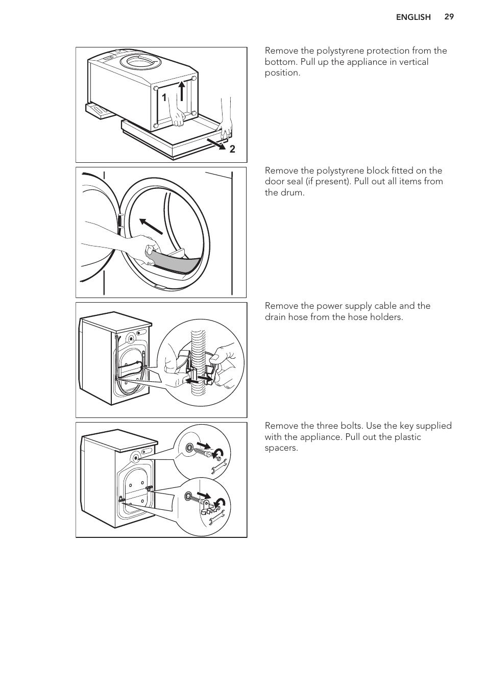 AEG L61270WDBI User Manual | Page 29 / 76