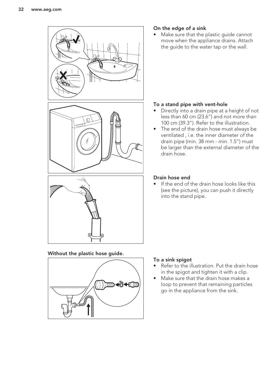 AEG L61270WDBI User Manual | Page 32 / 76