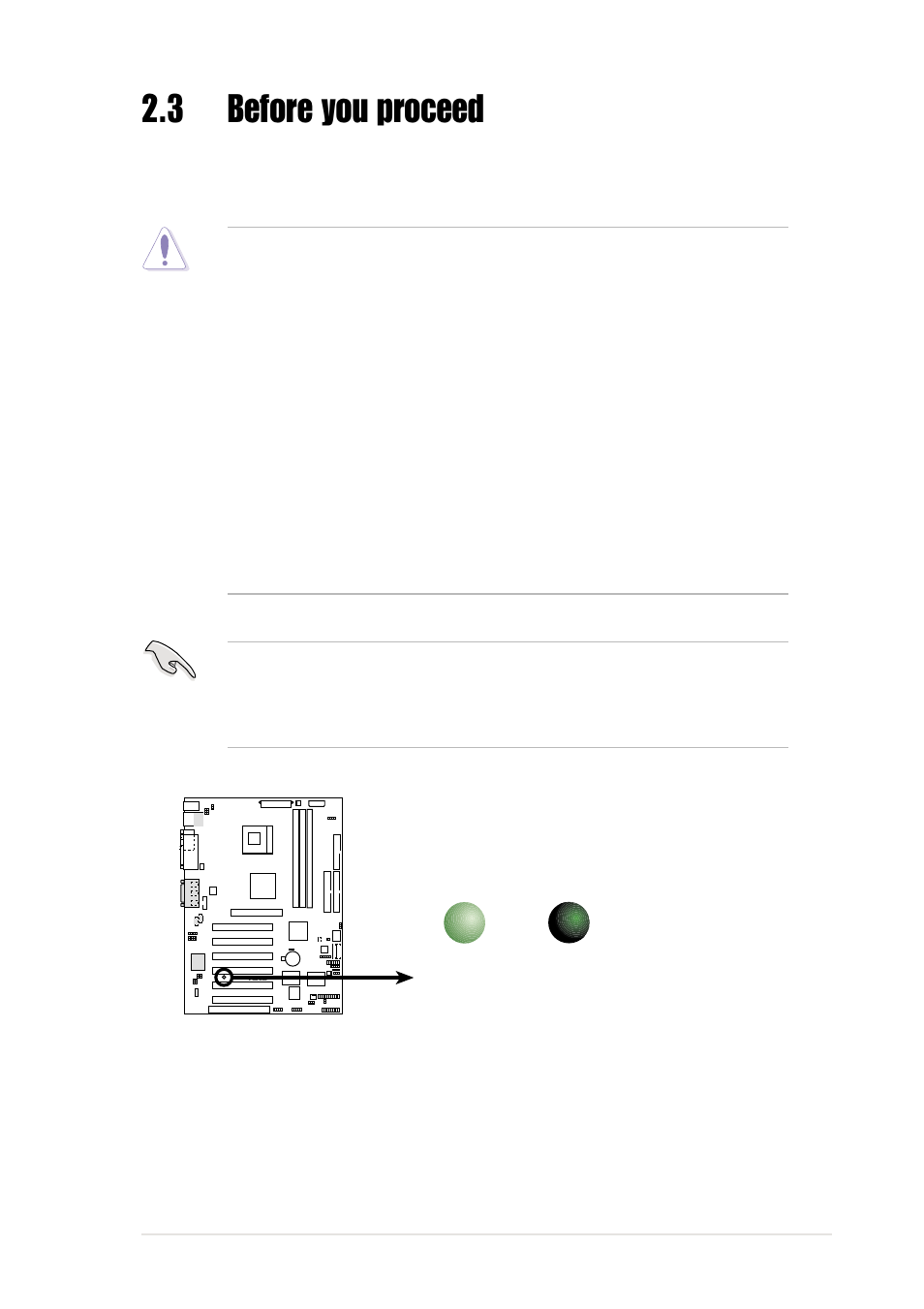 3 before you proceed | Asus P4S333 User Manual | Page 25 / 126