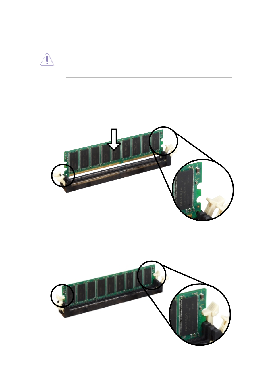 3 installing a dimm | Asus P4S333 User Manual | Page 34 / 126