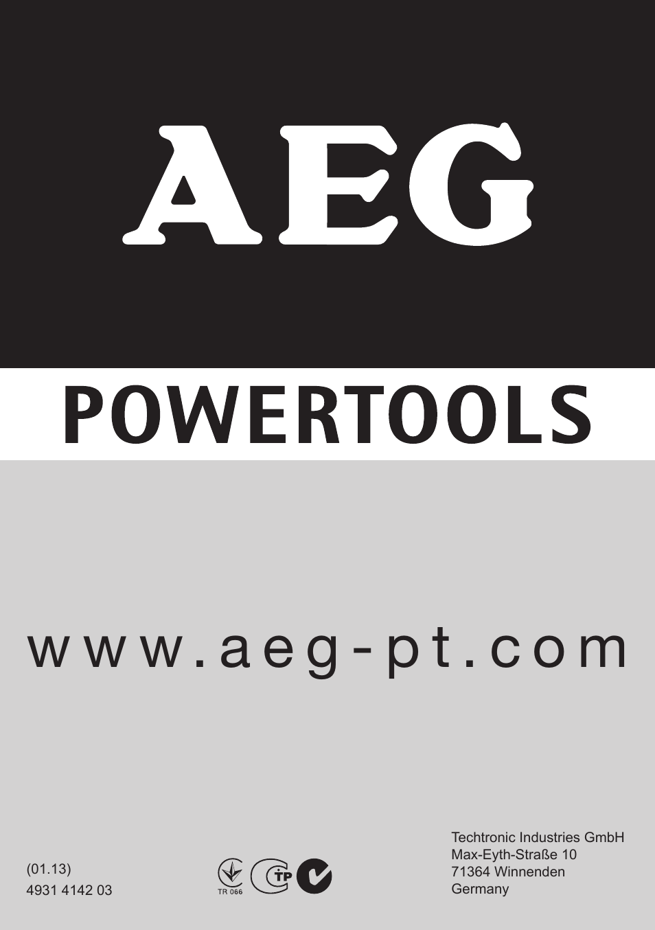 W w w . a e g - p t . c o m | AEG BL1218 User Manual | Page 31 / 31