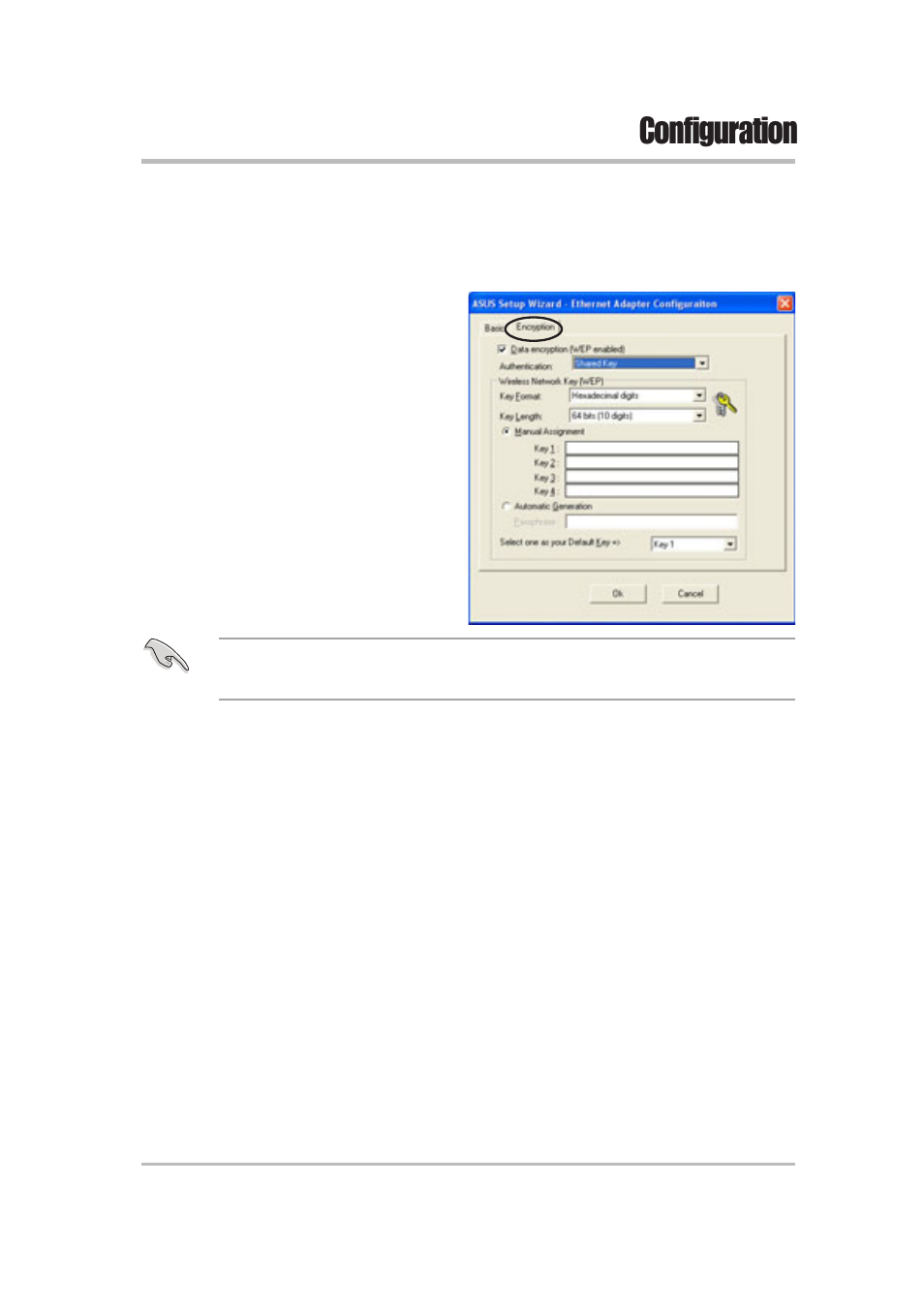 Configuration | Asus WL-330 User Manual | Page 35 / 74