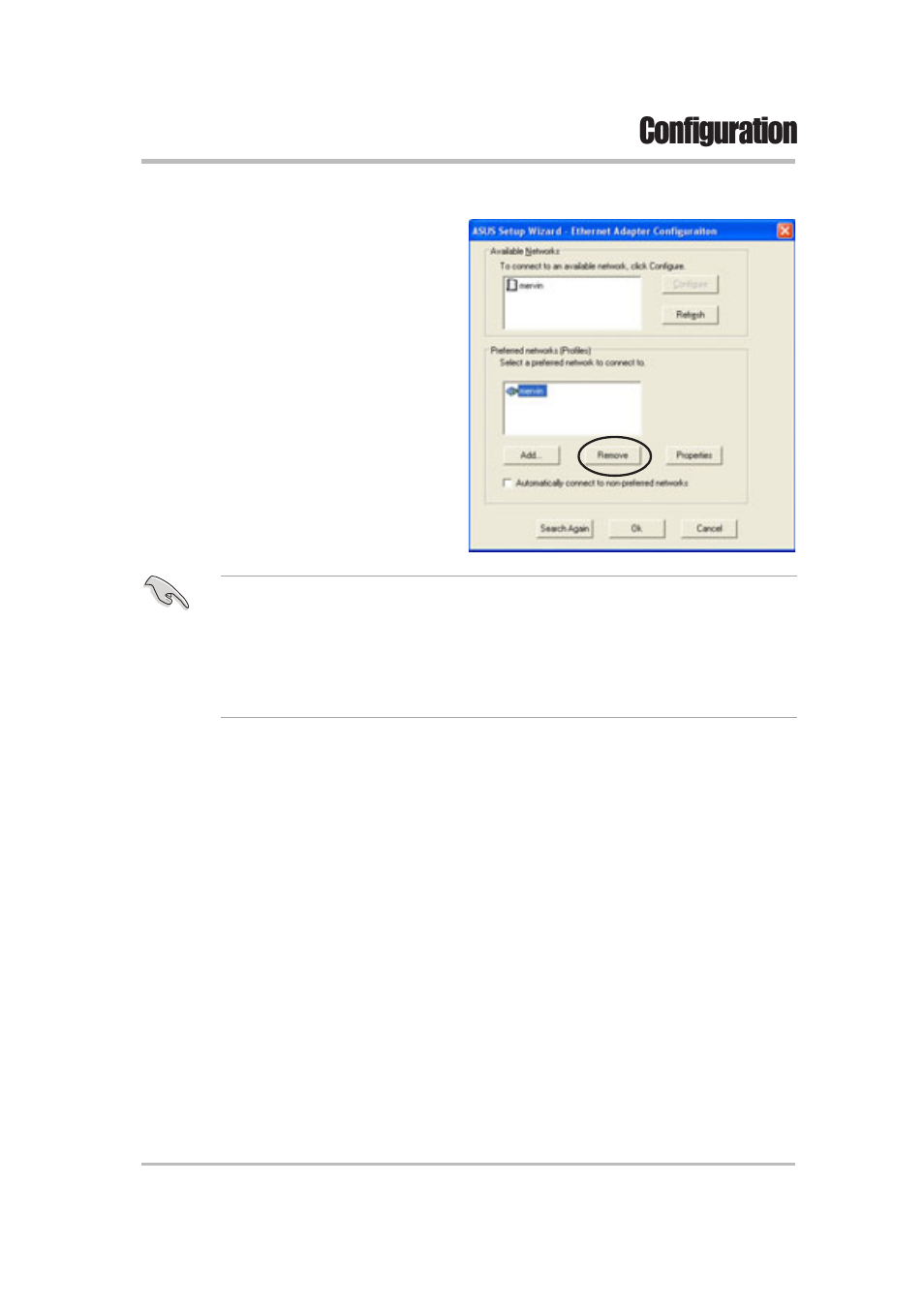 Configuration | Asus WL-330 User Manual | Page 37 / 74