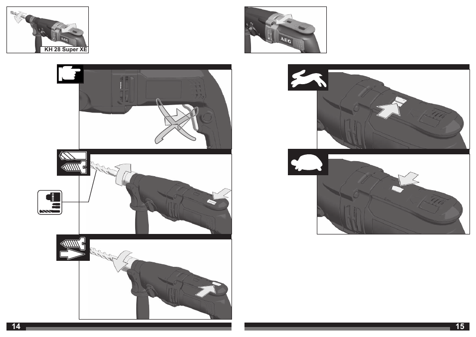 AEG KH 28 Super XE User Manual | Page 8 / 37