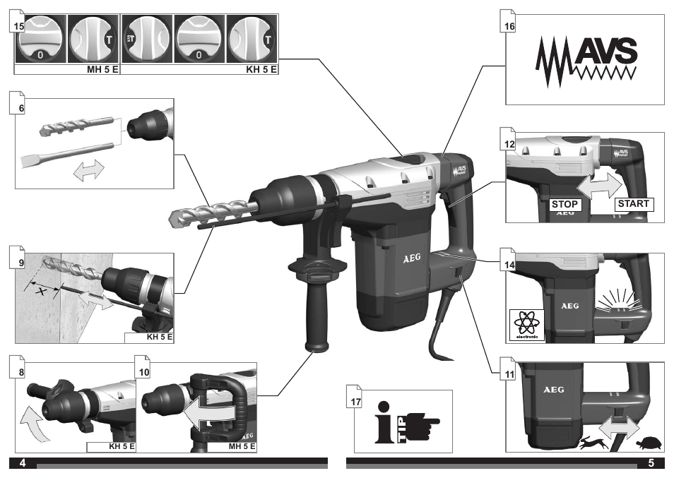AEG KH 5 E User Manual | Page 3 / 39