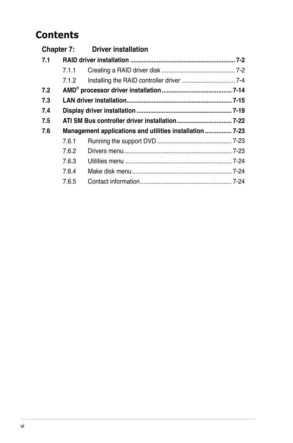 Asus PS4 User Manual | Page 6 / 142