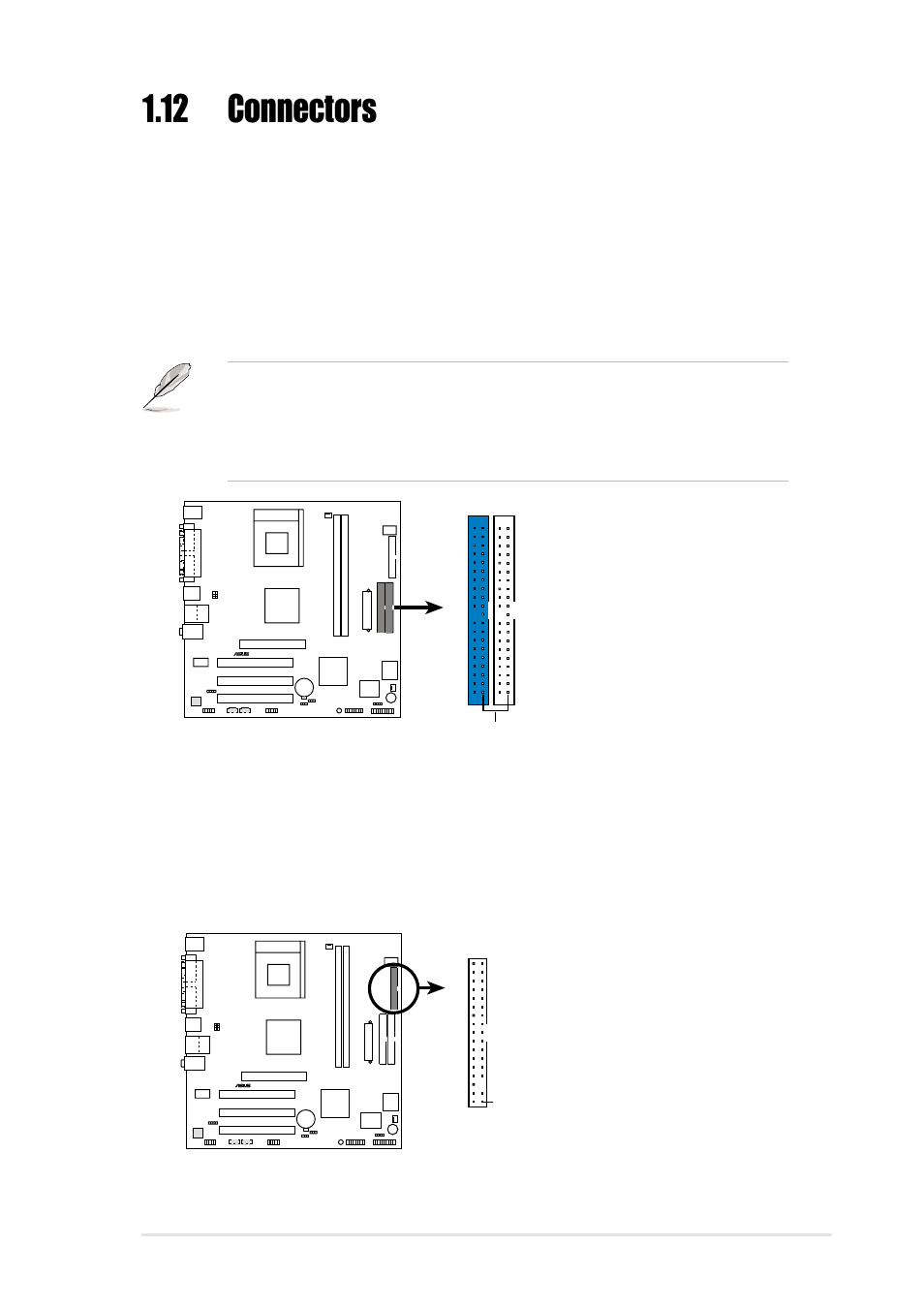 12 connectors | Asus A7V266-MX User Manual | Page 25 / 64