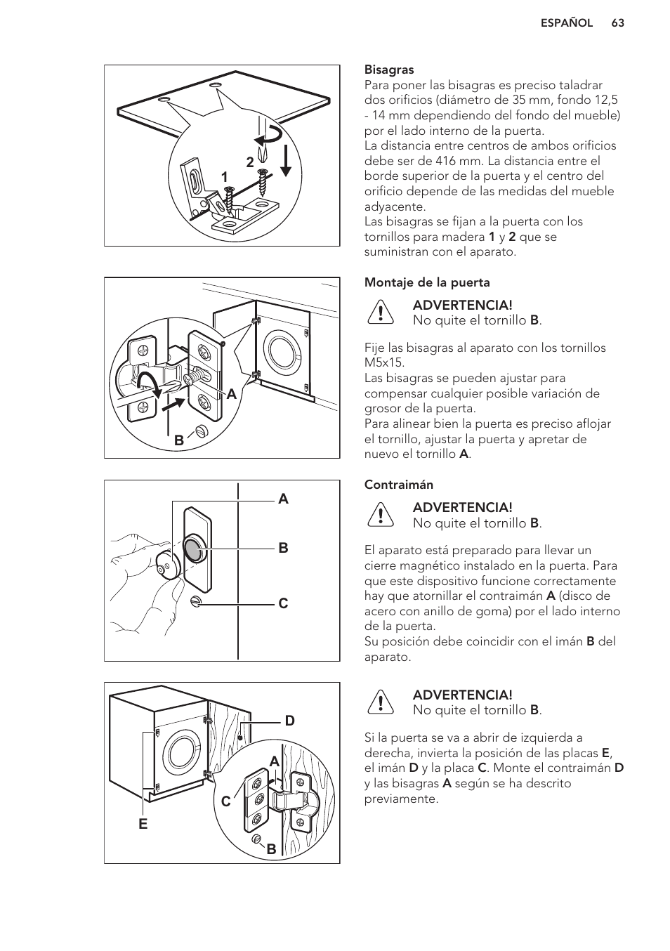 AEG L61270BI User Manual | Page 63 / 68